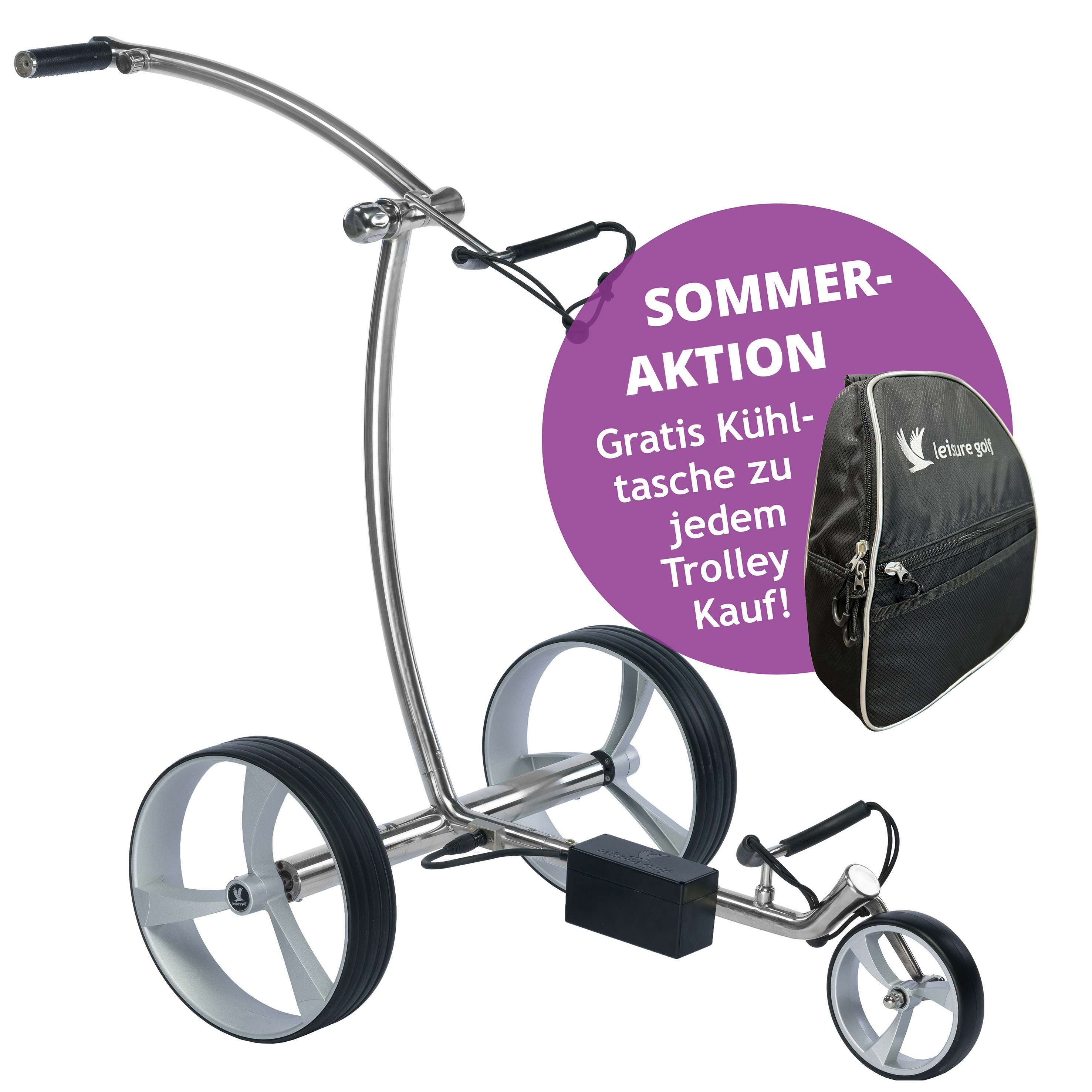Taurus Slim Line electric golf trolley