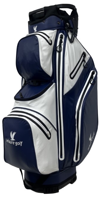 Watersafe Cartbag Blau/ Weiß 