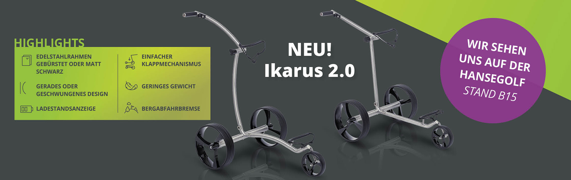Leisure Golf Grafik des Ikarus Models