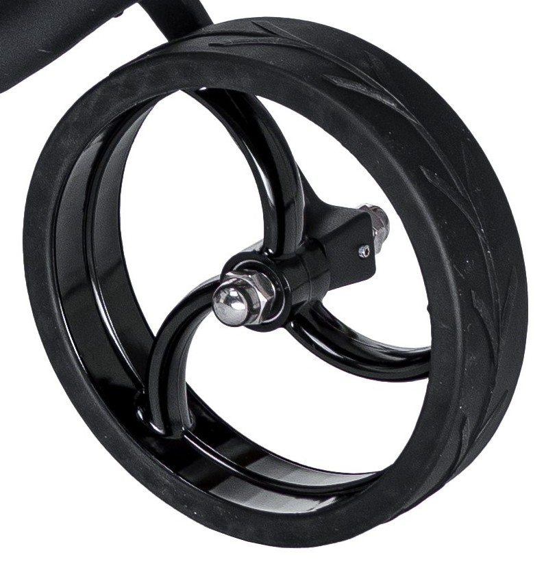 Vorderrad kpl. Schwarz geschwungen