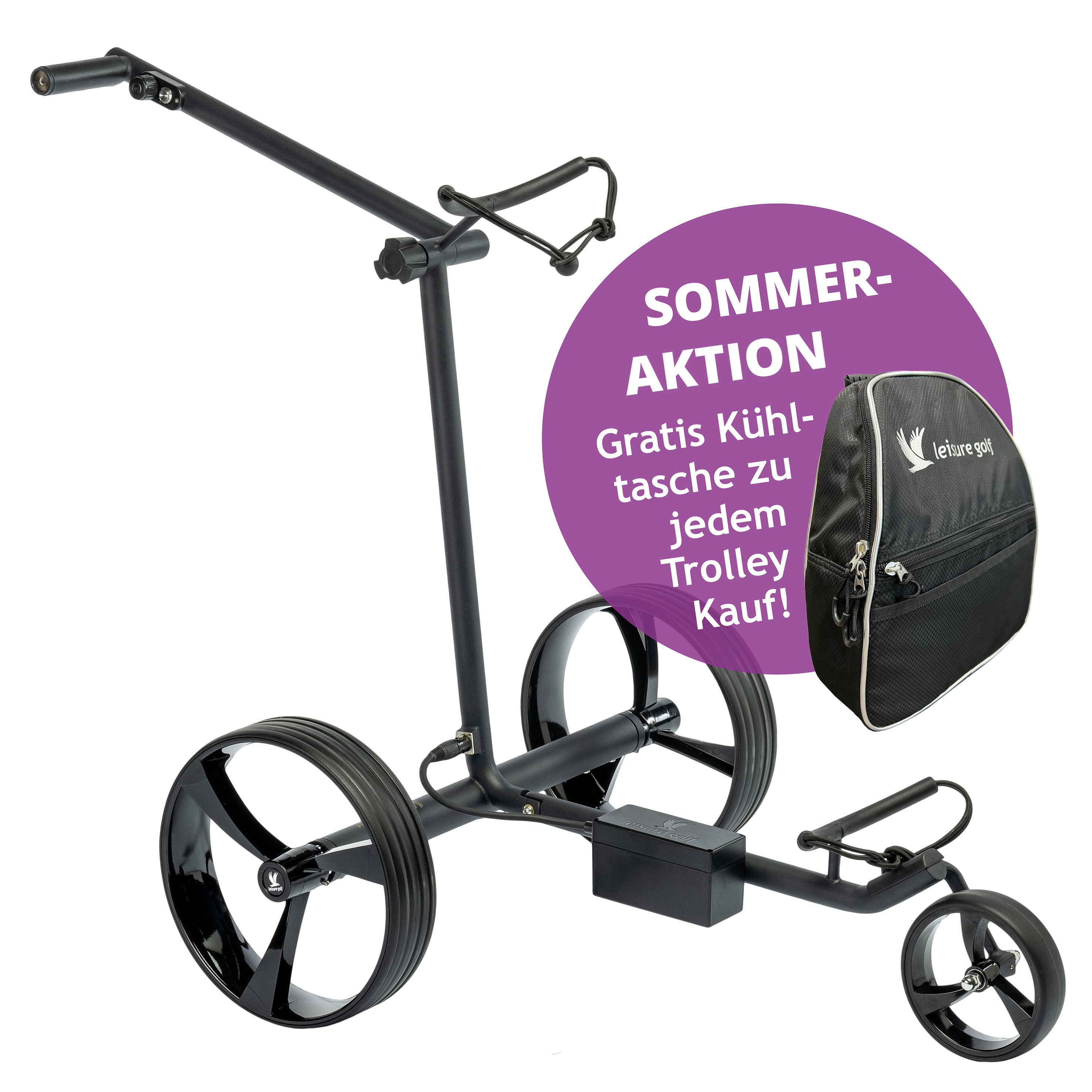 Elektro Golftrolley Ikarus 2.0 Black Edition