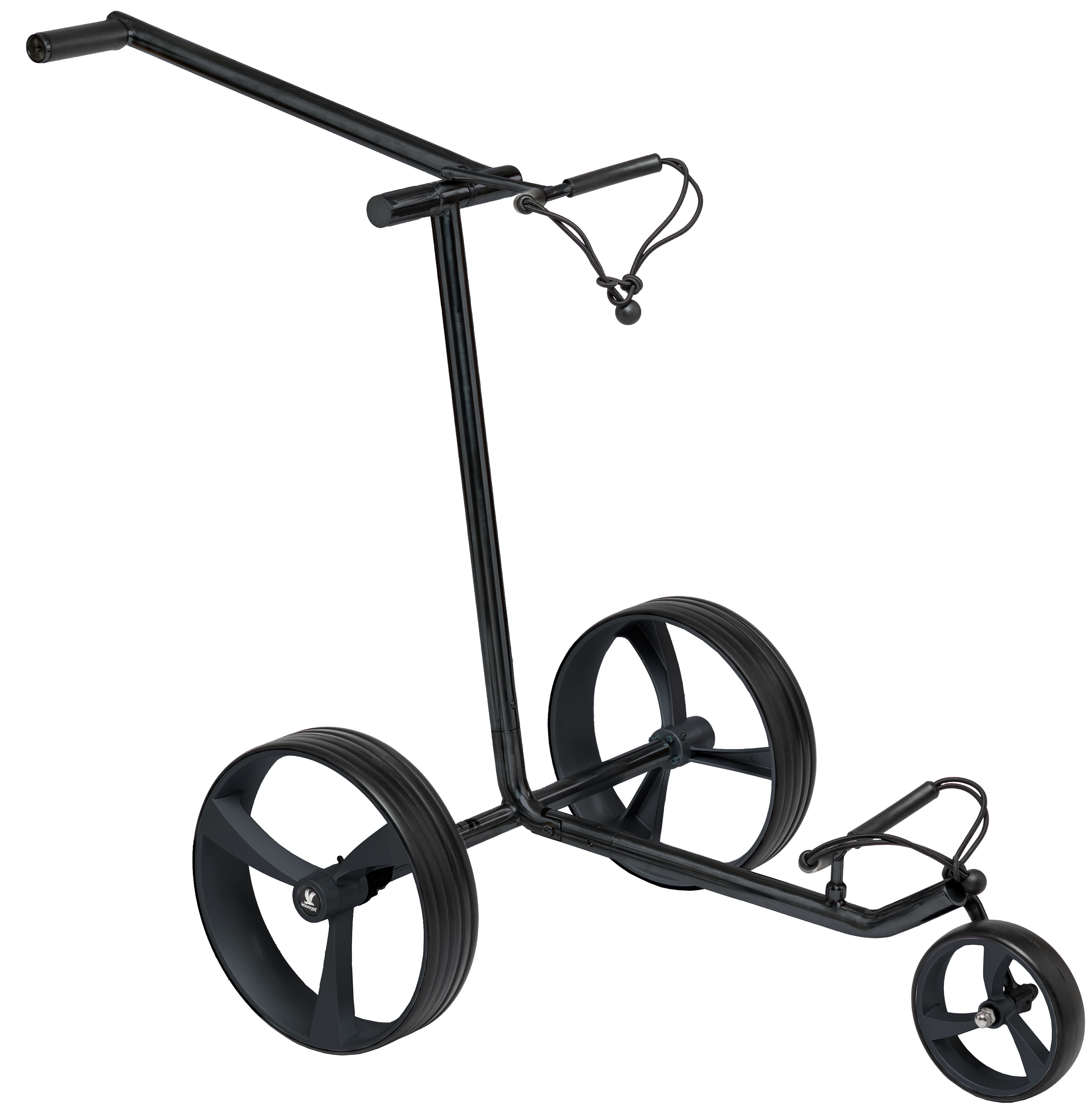 Golftrolley Quintum Push Schwarz Matt gepulvert