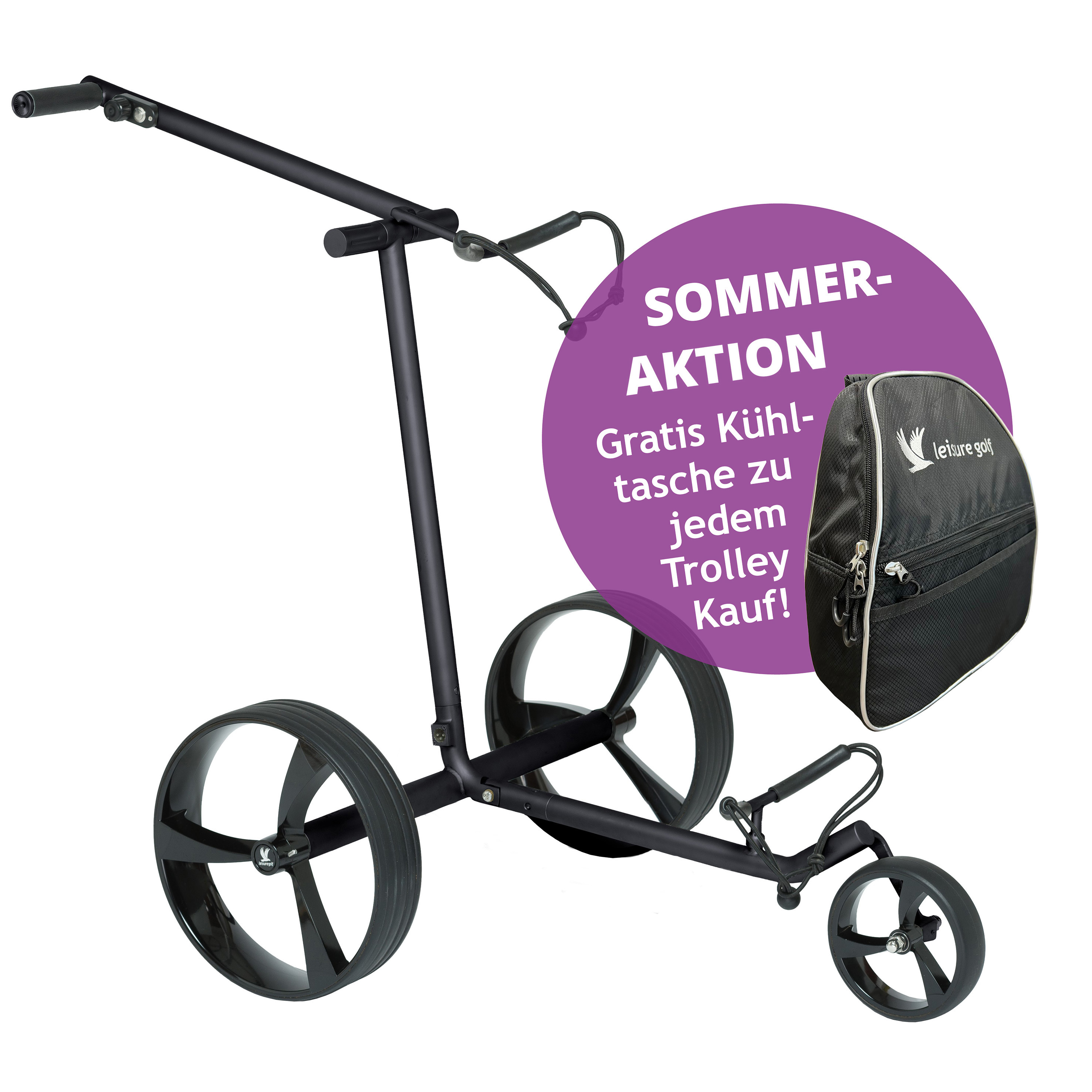 Elektro Golftrolley Spirit Black Edition