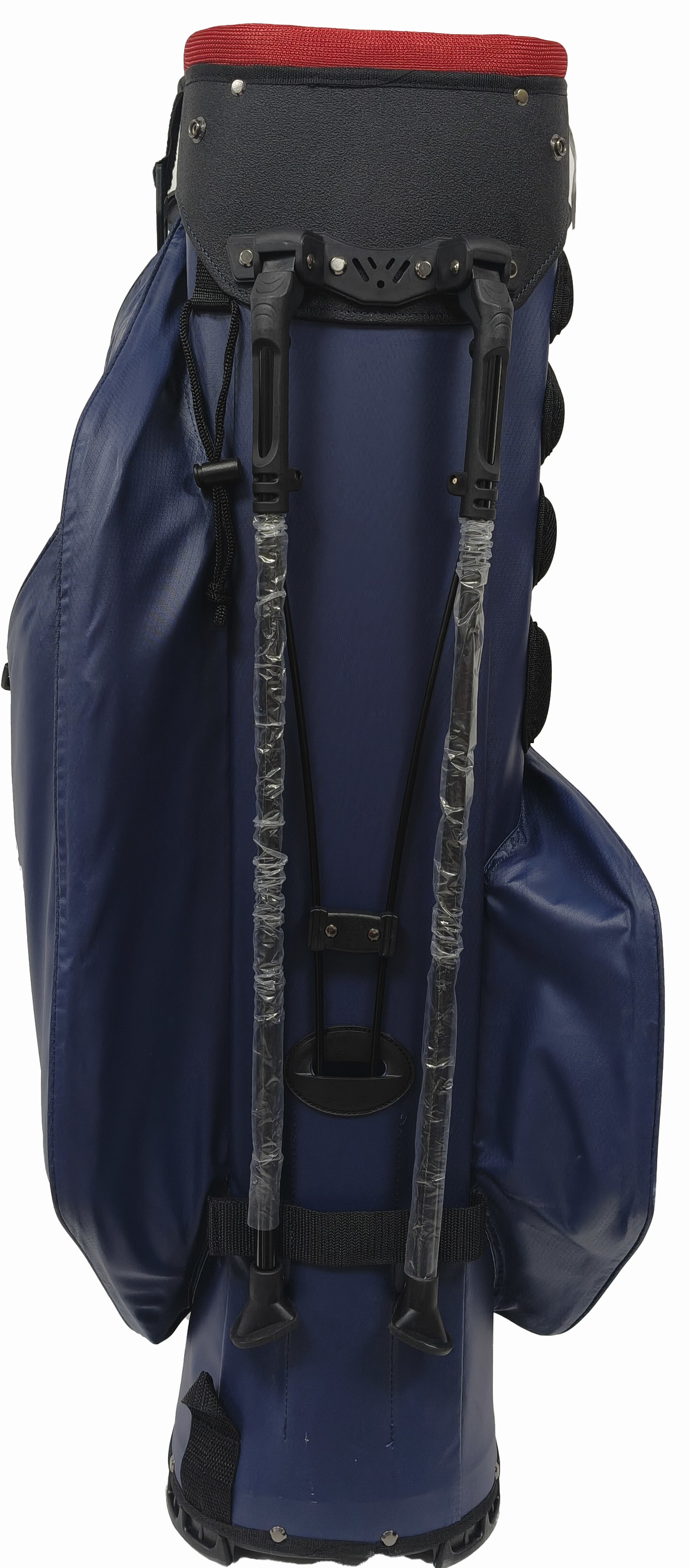 Golfbag Hybrid Waterproof Blau/ Hellgrau / rot