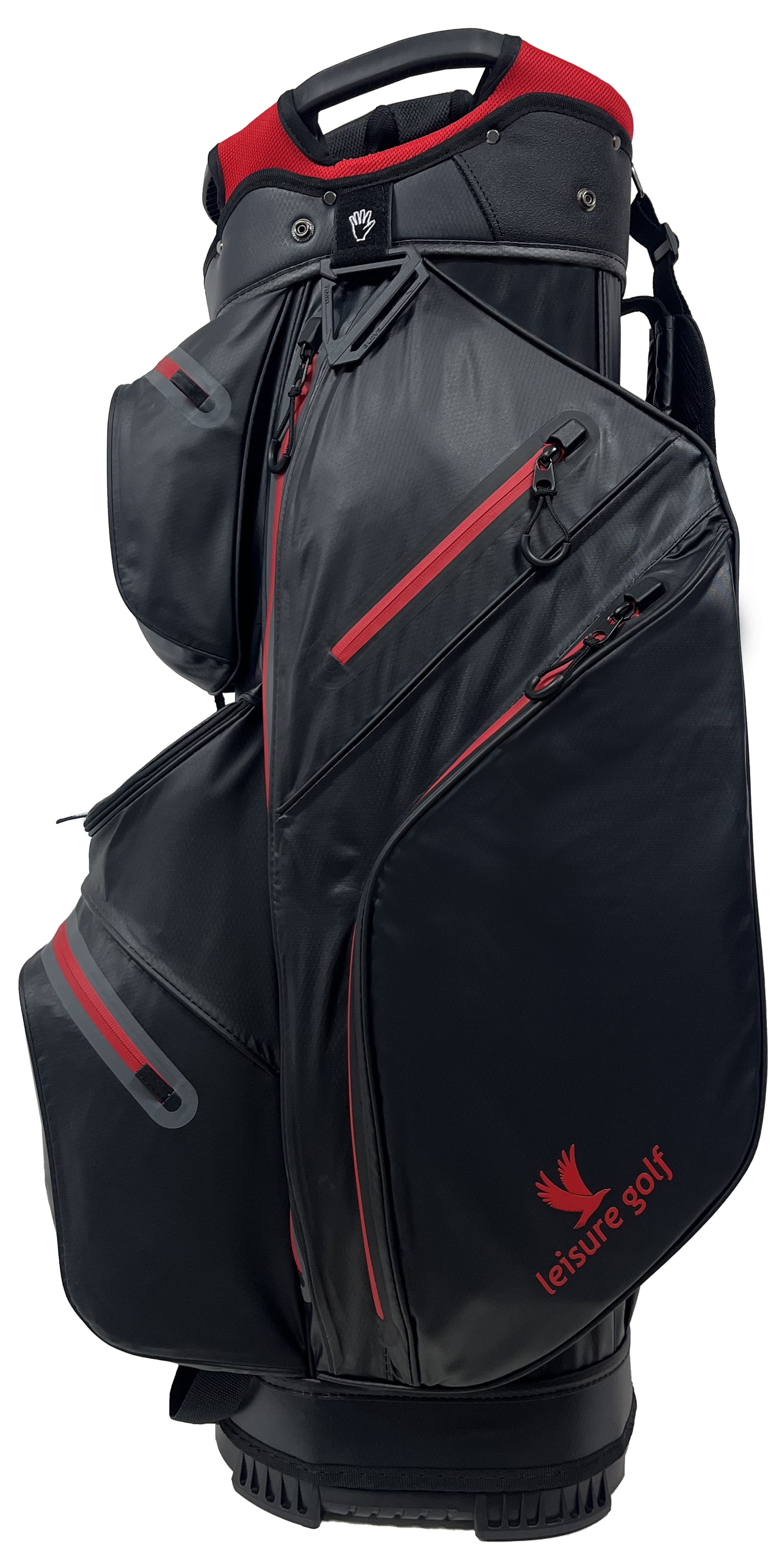 Watersafe Cartbag Schwarz/ Rot