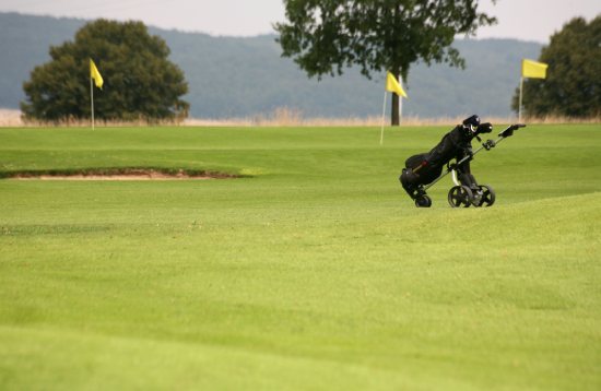 Elektro Golftrolley mit Cartbag