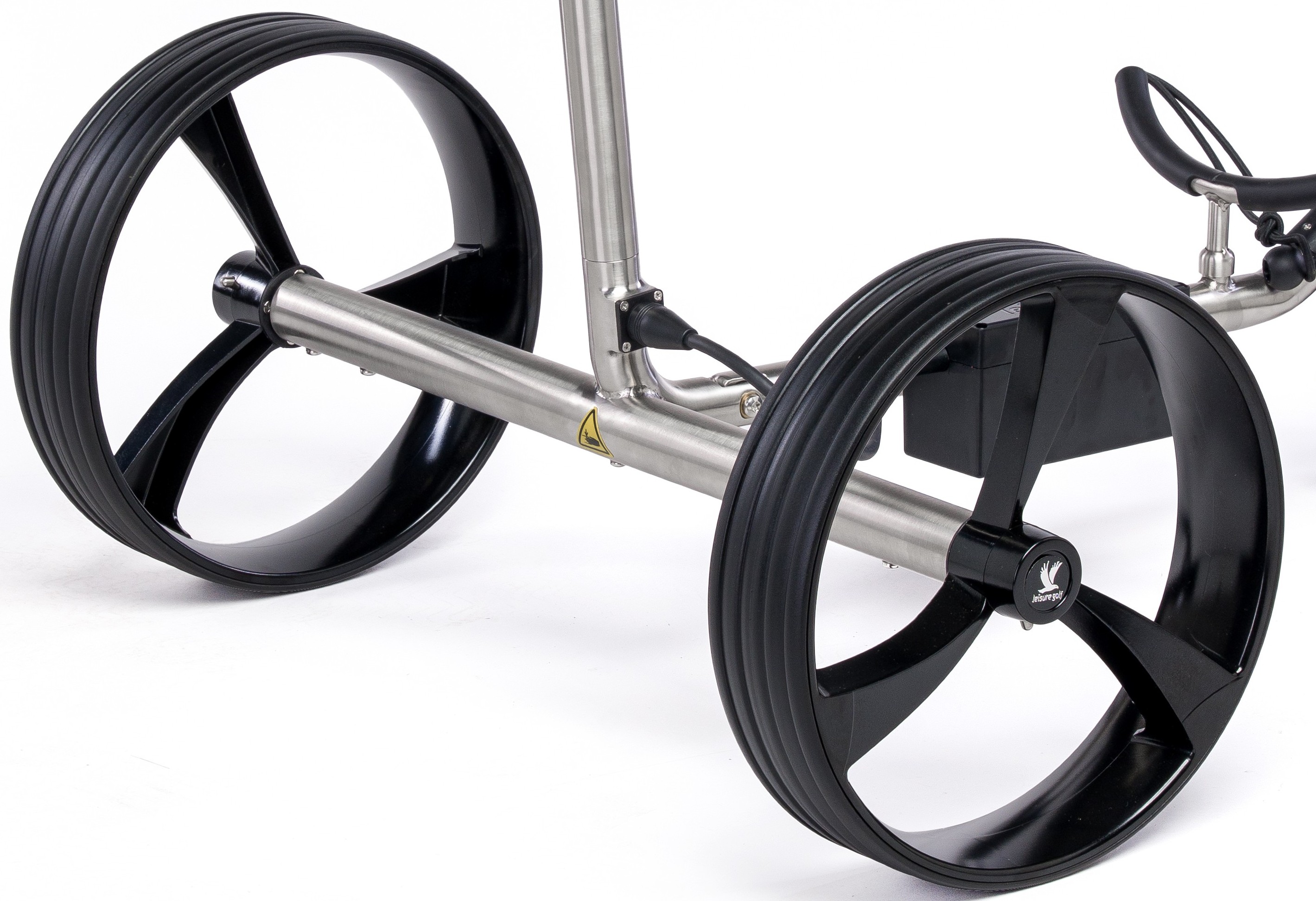 Elektro Golftrolley Spirit 2.0 Edelstahl gebürstet