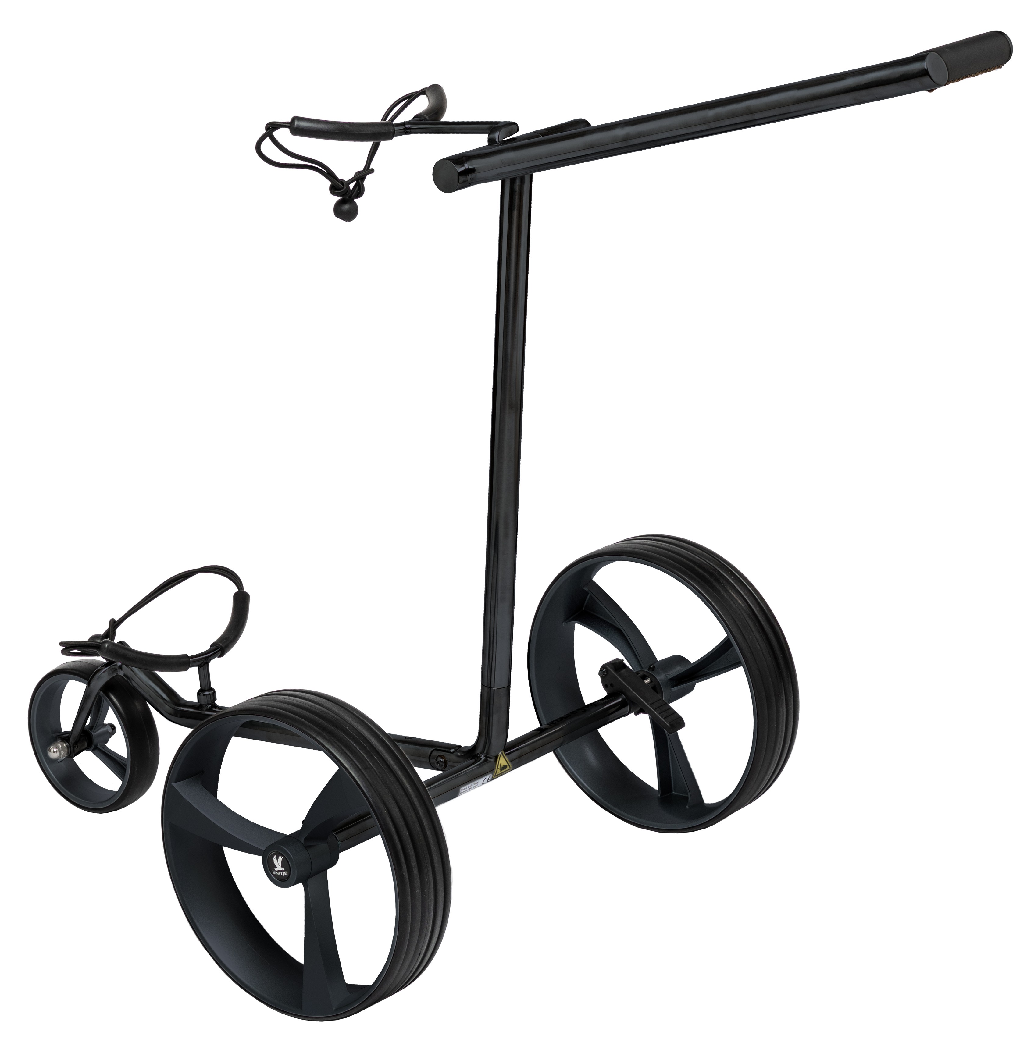 Golftrolley Quintum Push Schwarz Matt gepulvert