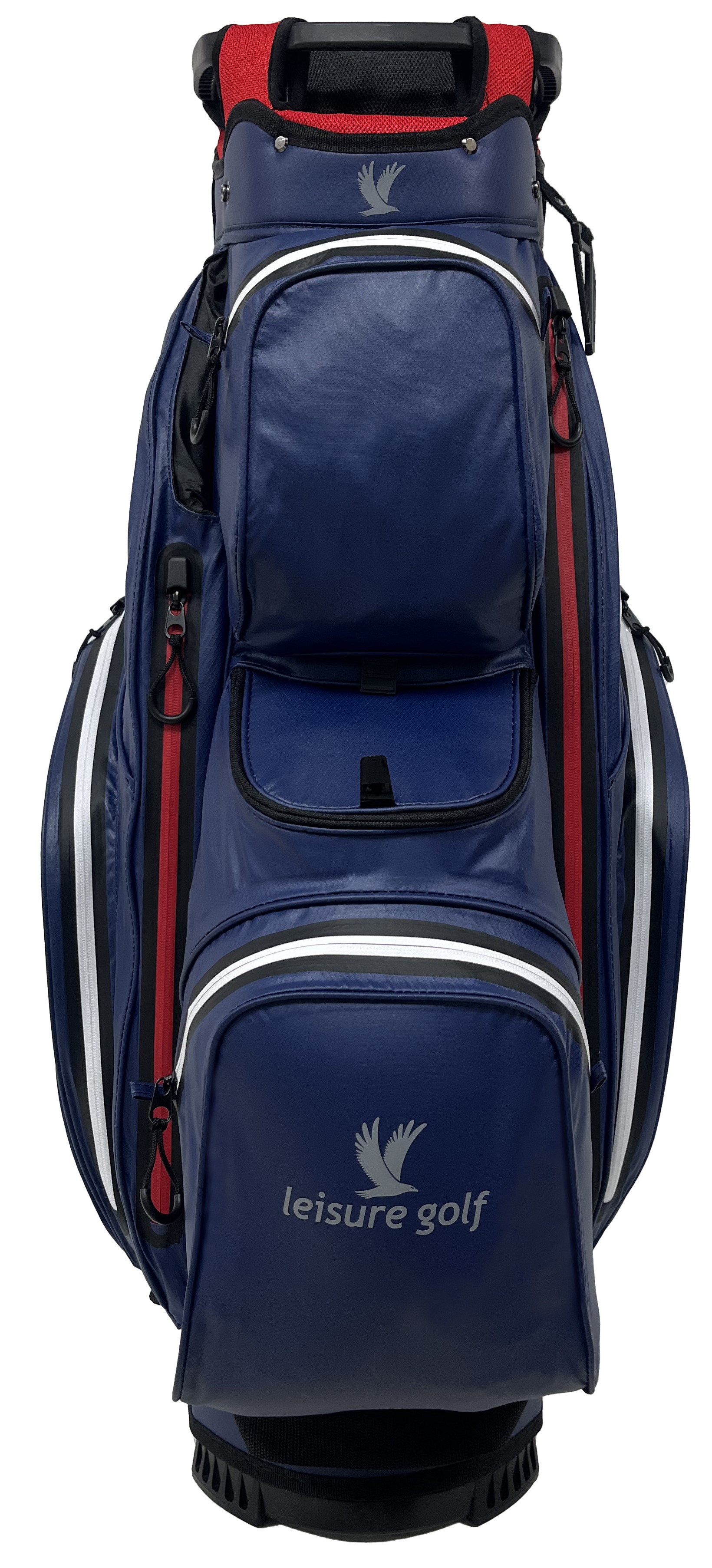 Watersafe Cartbag Dunkelblau/ Rot