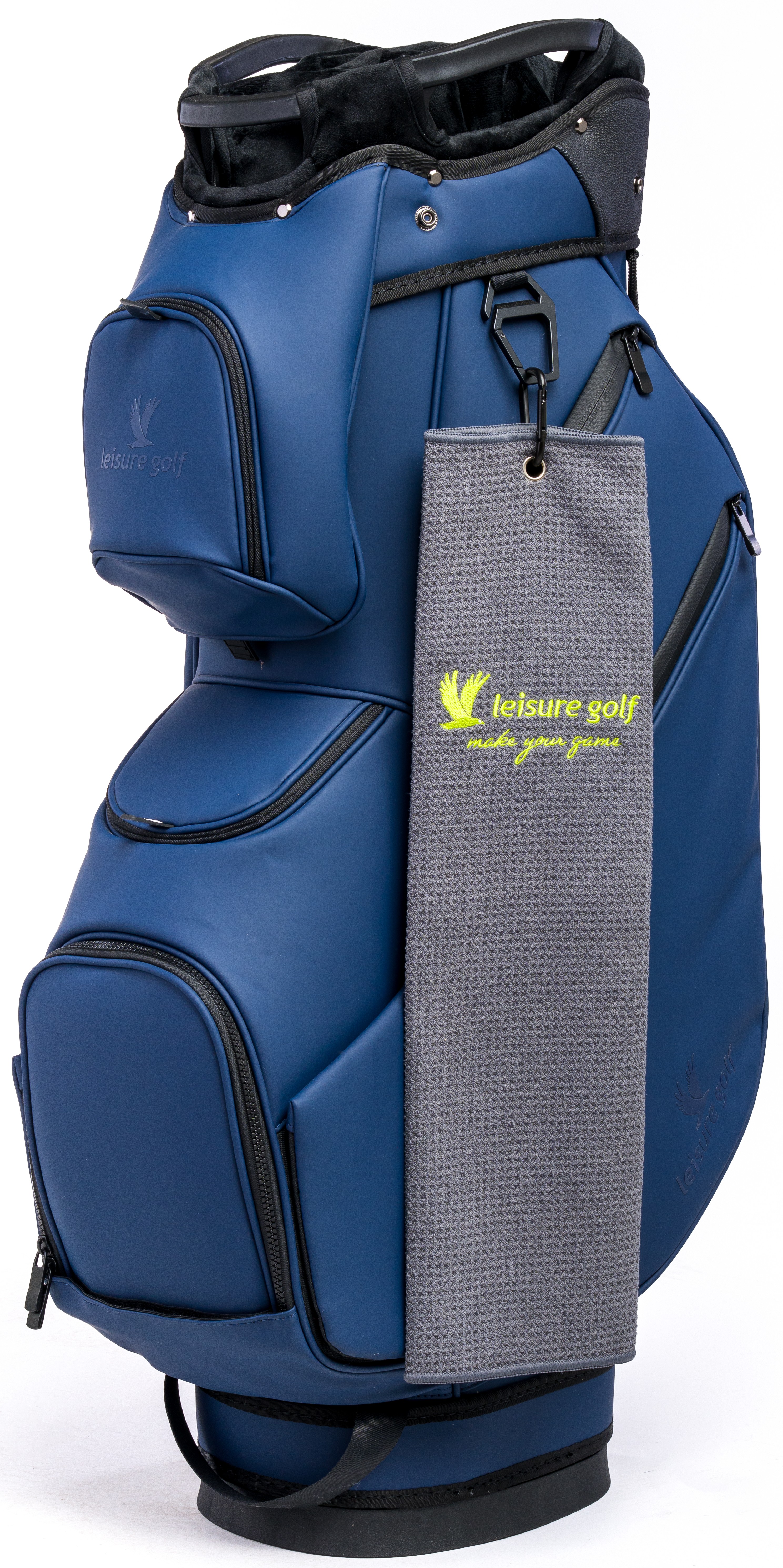 Golfhandtuch Mikrofaser Hellgrau