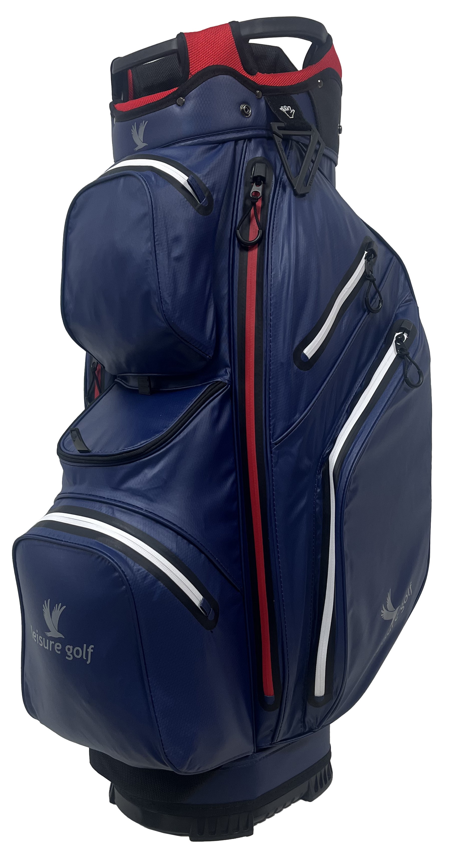 Watersafe Cartbag Dunkelblau/ Rot