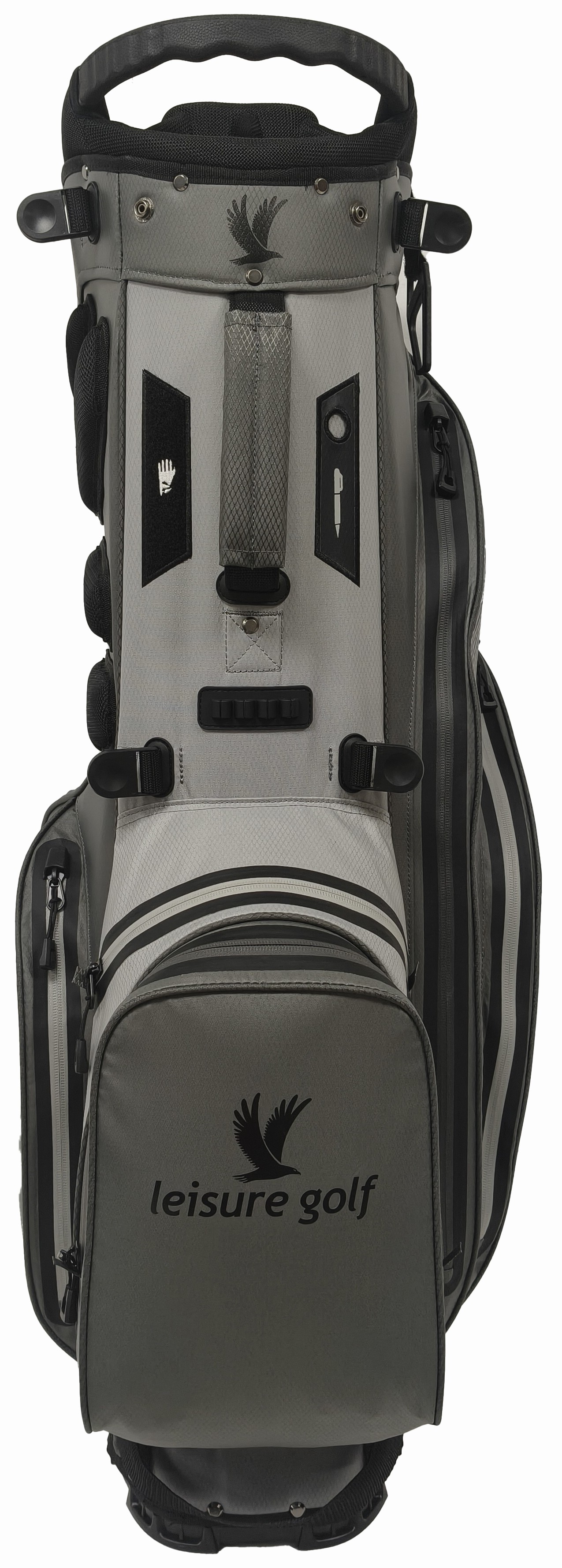 Golfbag Hybrid Waterproof Dunkelgrau/ Hellgrau