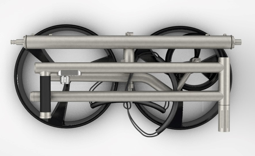 Elektro Golftrolley Spirit Curve Gebürstet