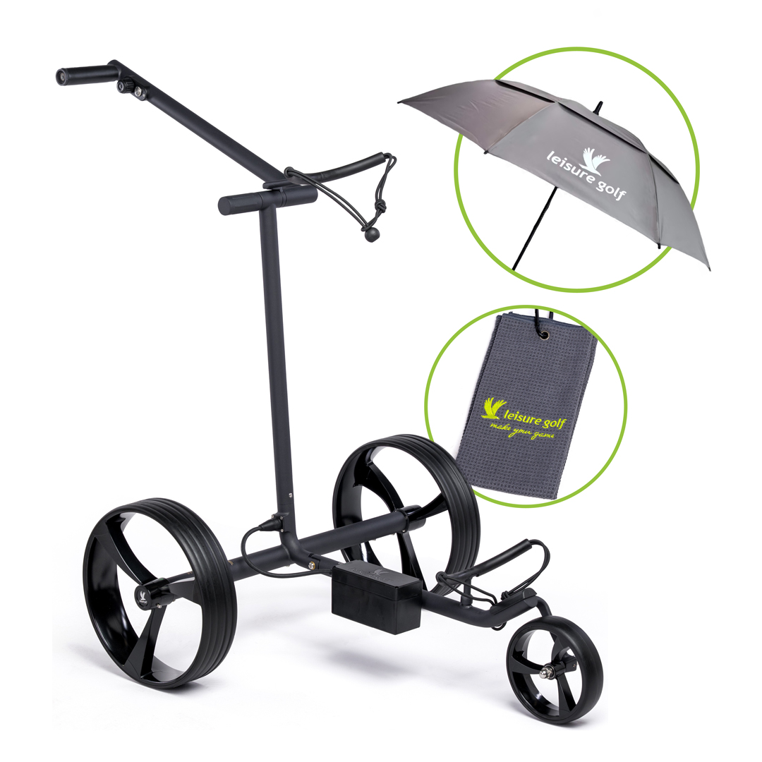 Elektro Golftrolley Spirit 2.0 Schwarz Matt