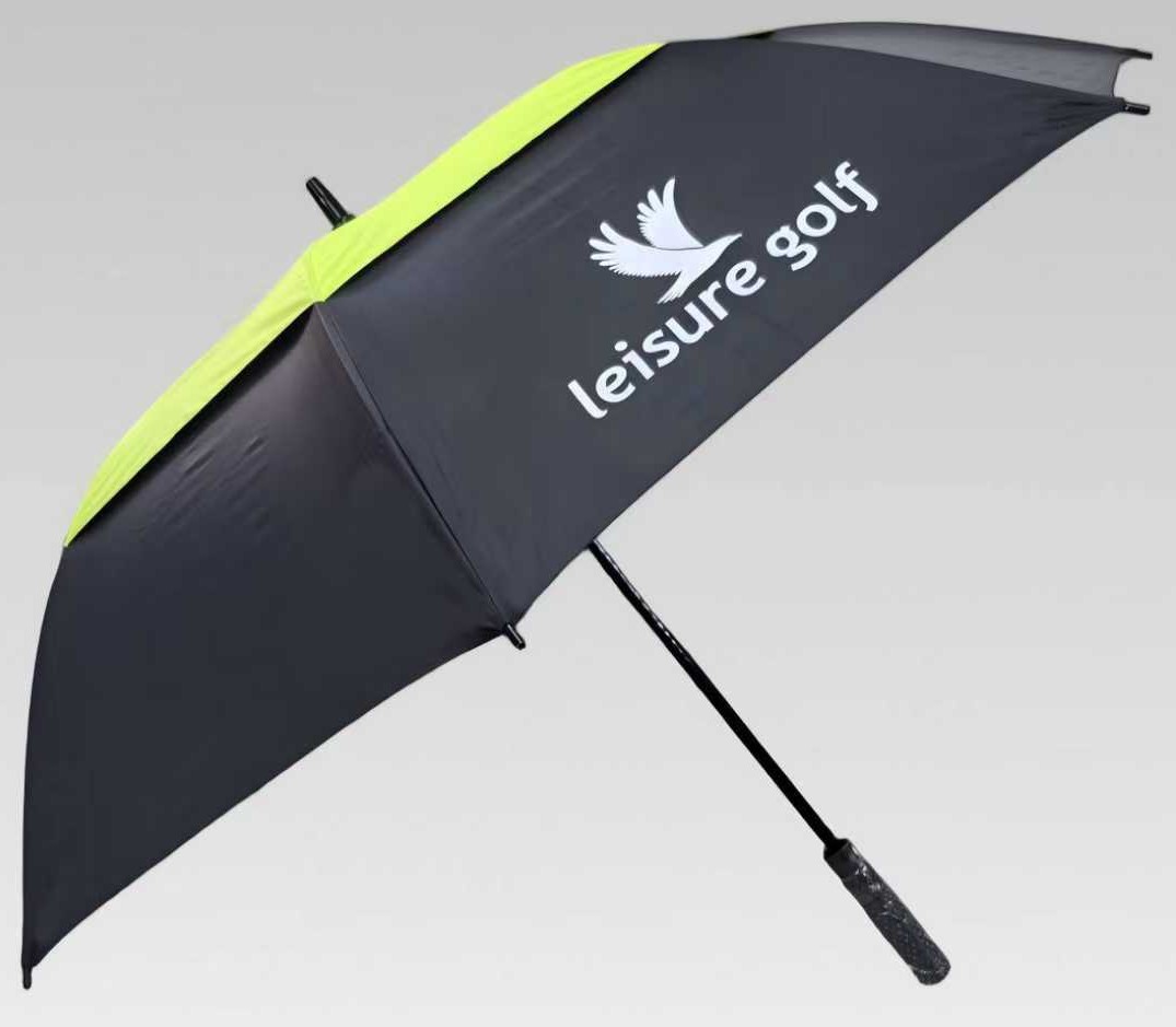 Golfschirm Leisure Golf UV Schwarz/ Grün