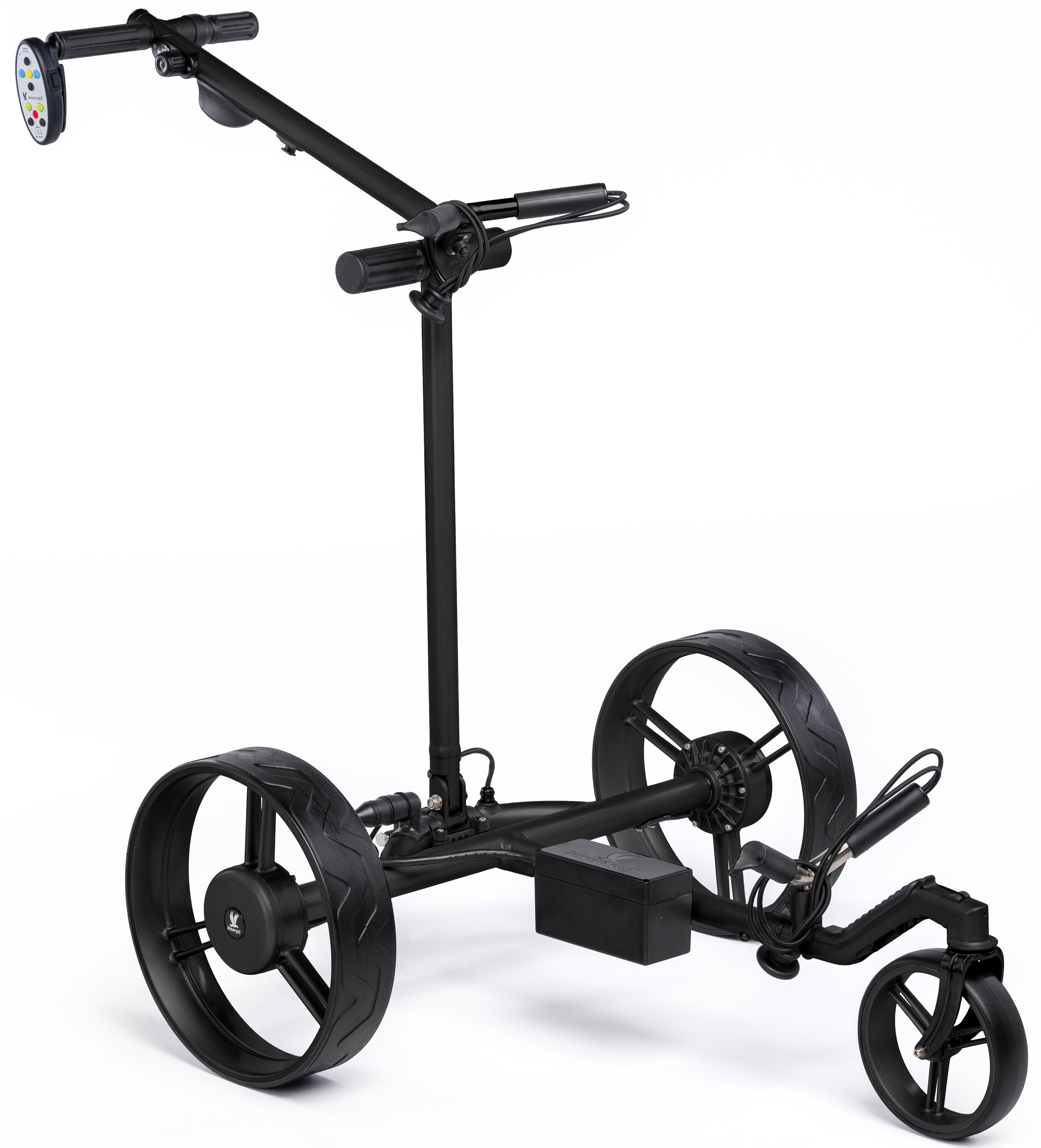 Elektro Golftrolley X-Flat Pro Remote Schwarz