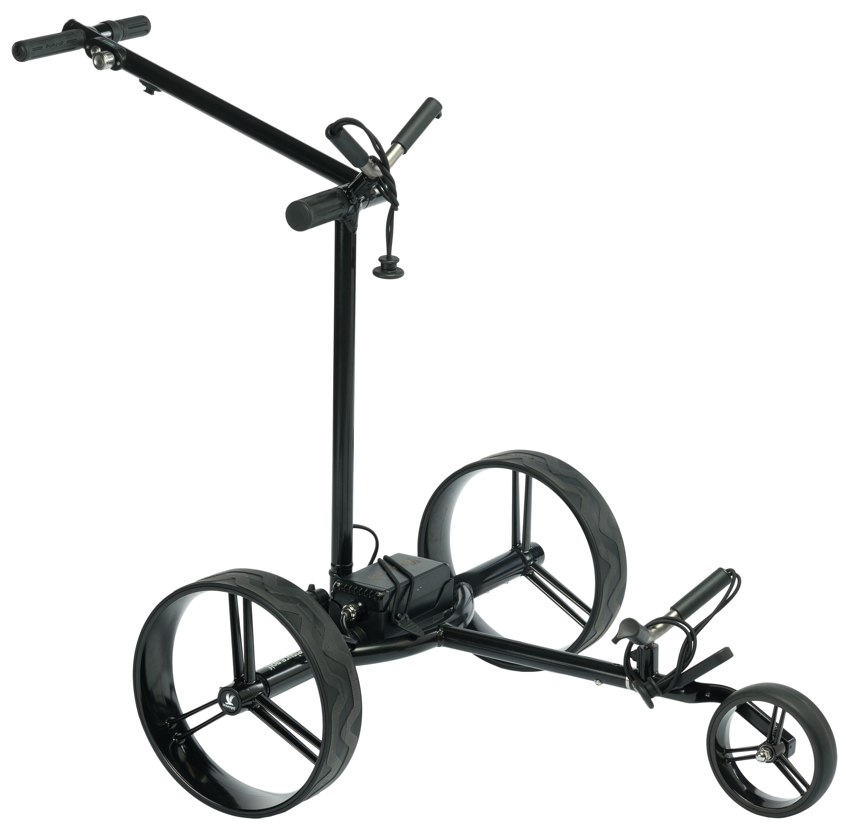 Elektro Golftrolley X-Flat Remote Schwarz