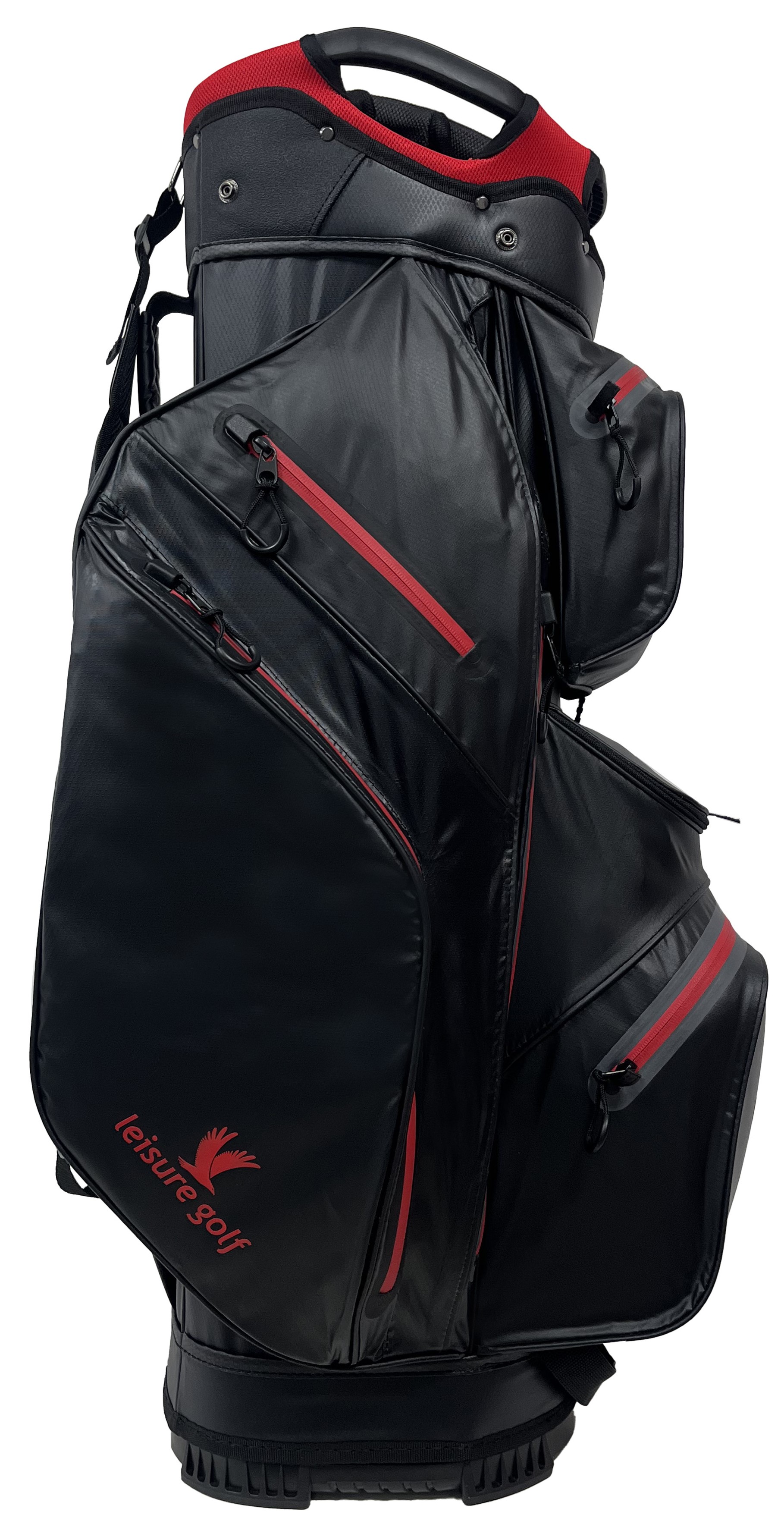 Watersafe Cartbag Schwarz/ Rot