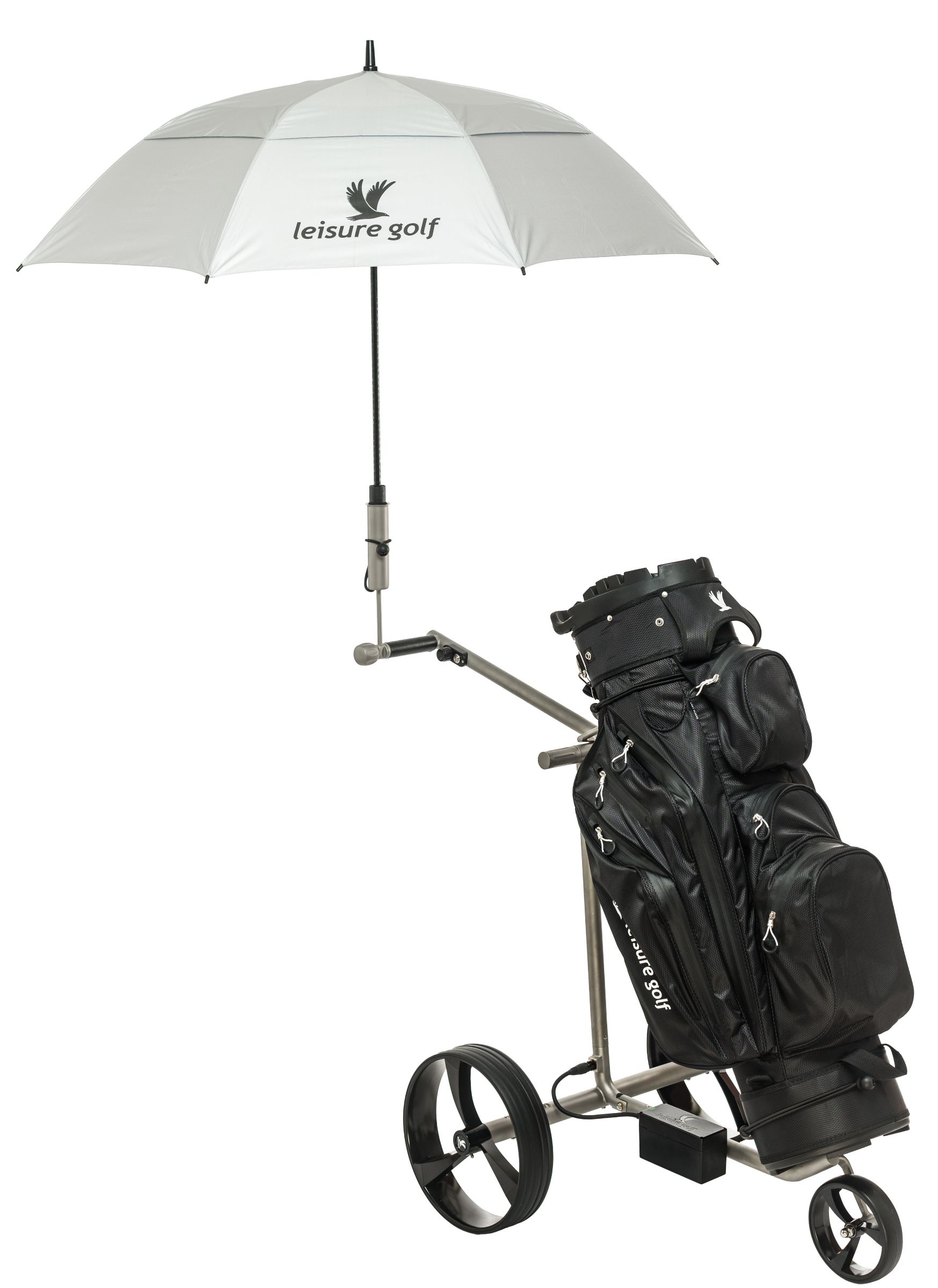 Golfschirm Leisure Golf UV Silber