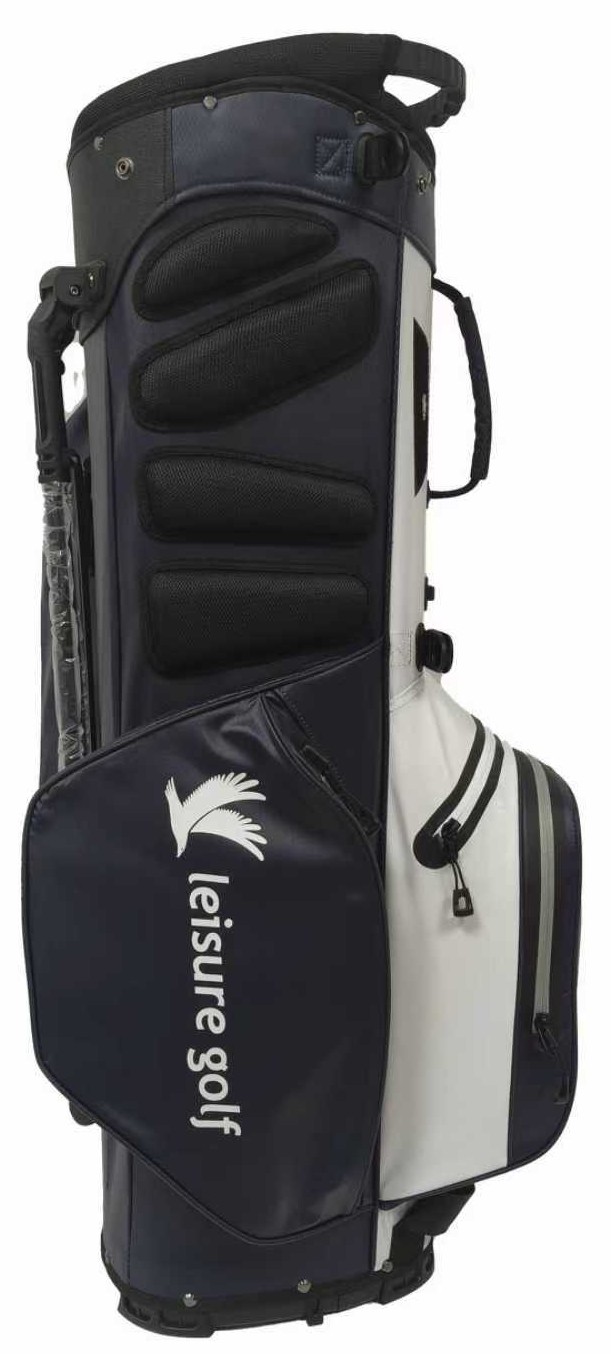 Golfbag Hybrid Waterproof Dunkelblau/ Weiß