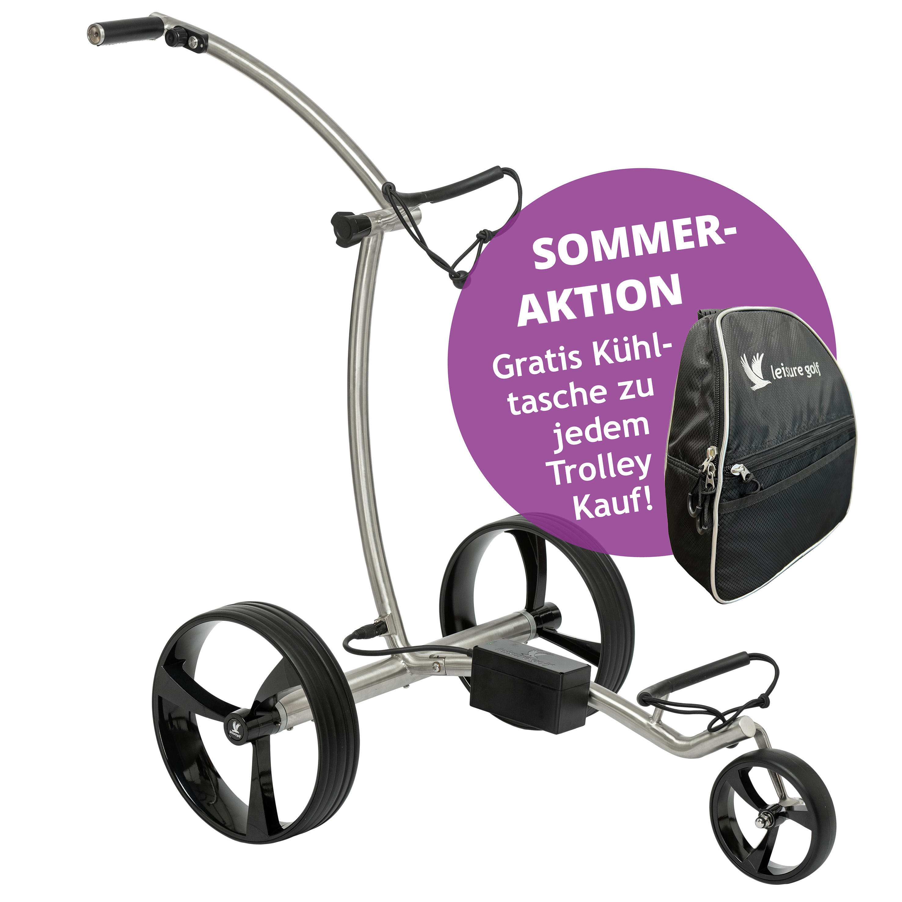 Elektro Golftrolley Ikarus Curve 2.0 Gebürstet