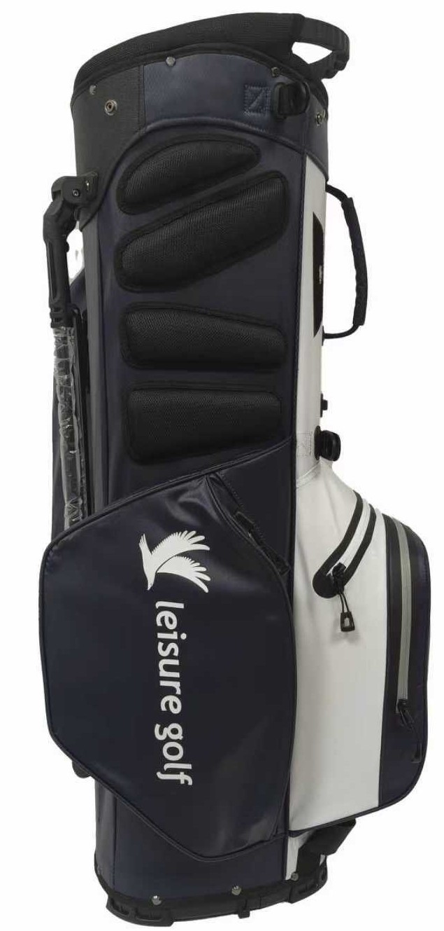 Golfbag Hybrid Waterproof Dunkelblau/ Weiß